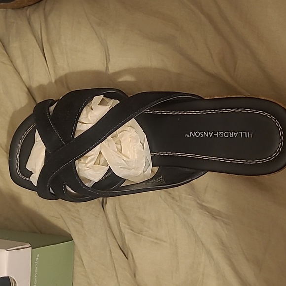 Hillard and Hanson wedge sandals - Picture 1 of 3